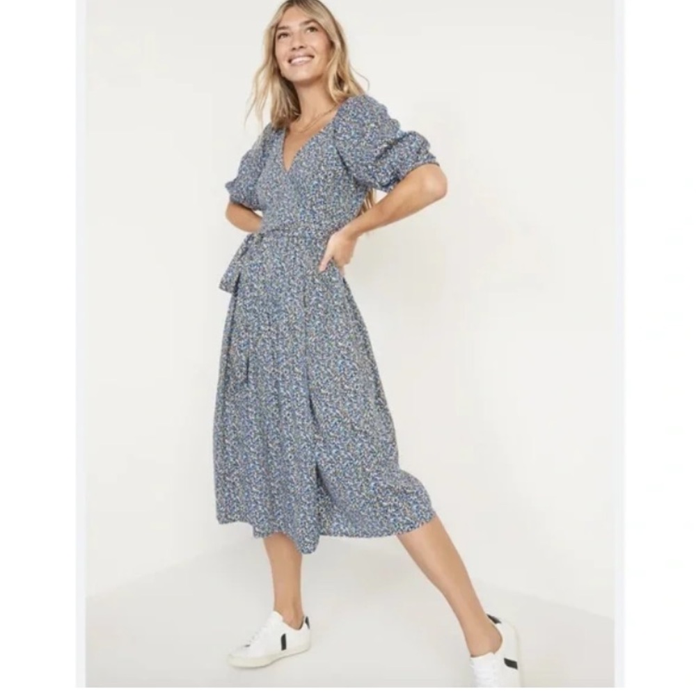 Floral Wrap Dress